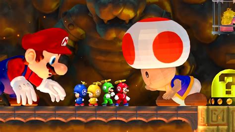 Mario Bros. fight Evil Mario, Peach and Toad in New Super Mario Bros ...