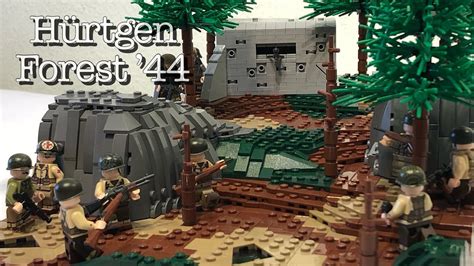 LEGO WW2 Moc - Battle of Hürtgen Forest: November 1944 | German MG ...