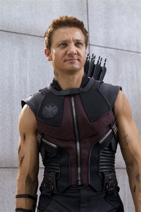 Jeremy Renner as Hawkeye in The Avengers. | See All of the Pictures ...