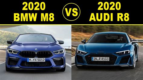 BMW vs Audi #BMWM8vsAudiR8 Comparison - YouTube