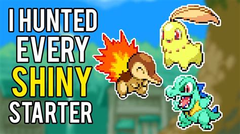 I Hunted EVERY Shiny Starter in Heartgold & SoulSilver! - YouTube