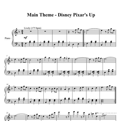 Up Main Theme Married Life PIANO SHEET.pdf | DocDroid