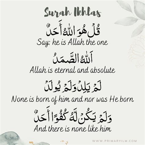 Surah Ikhlas