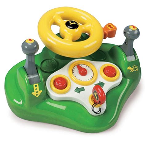 John Deere Kids Electronic Steering Wheel Toy - Educational Toys Planet