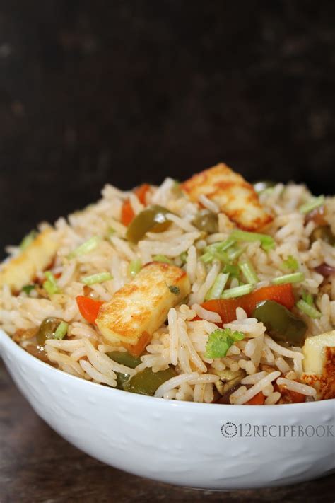 Paneer Fried Rice - Recipe Book