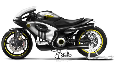 Cafè Racer sketch on Behance