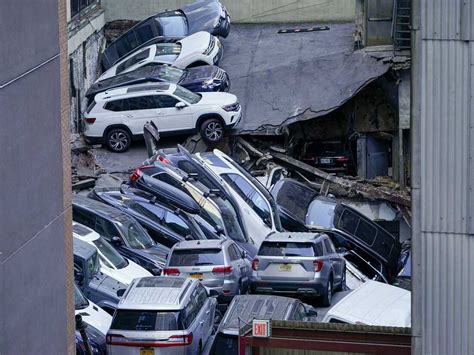 1 person is dead after a parking garage collapses in New York City : NPR