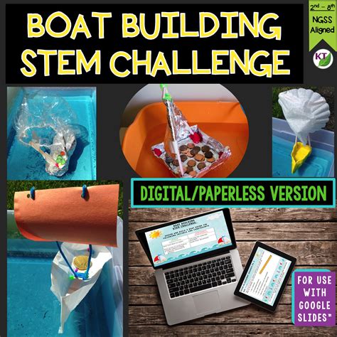 Boat Building STEM Challenge - PAPERLESS VERSION - Feel Good Teaching