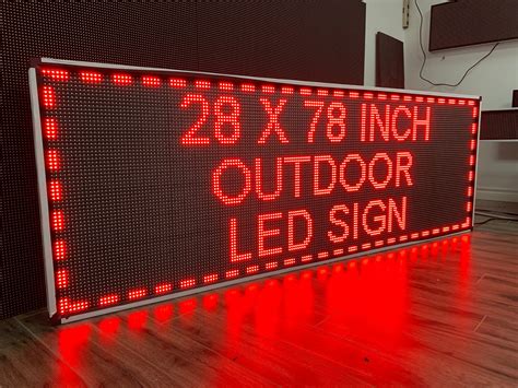 27" High Frame Sealed Outdoor LED Signs – PRO-LEDSIGN TECHNOLOGY INC.