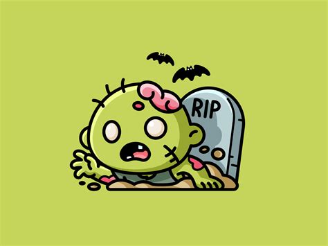 Zombie | Zombie drawings, Cute zombie, Easy halloween drawings