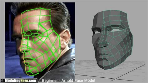 How to Model a Face - Low Poly Beginner 3D Modeling Tutorial - YouTube