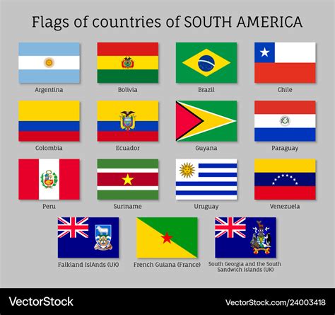 Printable Latin American Flags