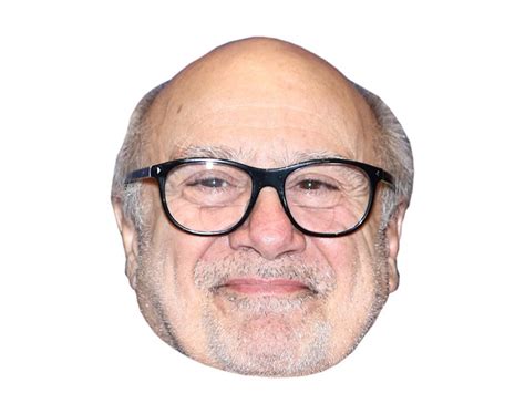 Danny DeVito VIP Celebrity Cardboard Cutout Face Mask