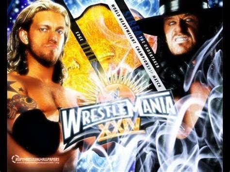 WWE Wrestlemania 24 The Undertaker Vs Edge | Wrestlemania 24 ...