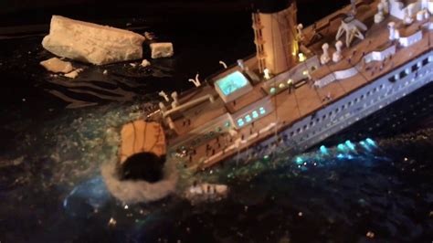 RMS TITANIC - Model sinking diorama - YouTube