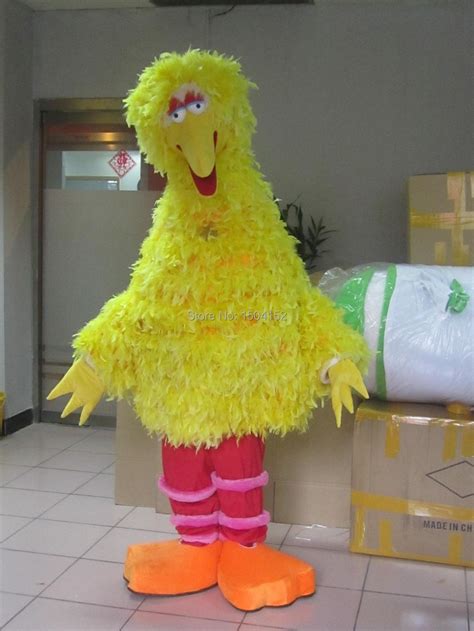 New Yellow Big Bird Costume Mascot fancy dress for adult size Halloween ...