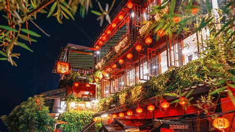 Taiwans Jiufen Night View Picture And HD Photos | Free Download On Lovepik