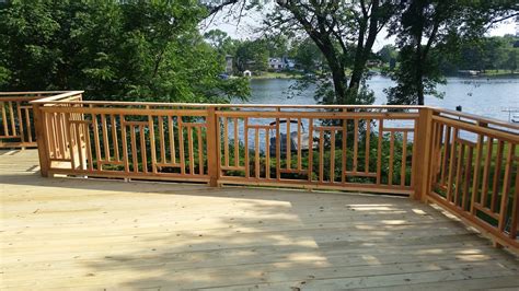 Deck railing design, Porch railing designs, Wood deck railing