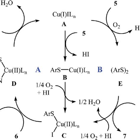 Tentative mechanism of FeCl3·6H2O-catalyzed oxidative reaction of ...