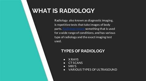 WHAT IS RADIOLOGY ITS TYPE AND COSTING.pptx | Free Download