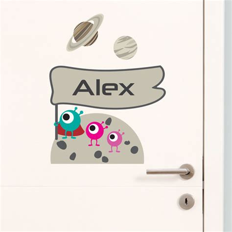 Personalised planets wall stickers - Stikets