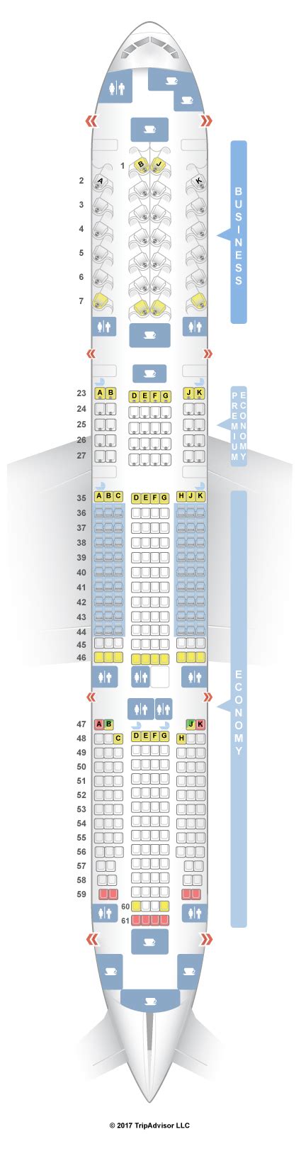 Boeing 777 200er Seat Map - Sioux Falls Zip Code Map