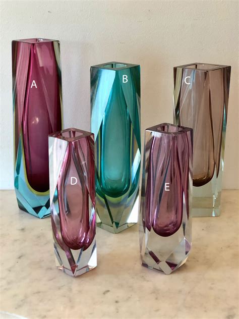 Murano Sommerso art glass vases c.1960 – European Antiques