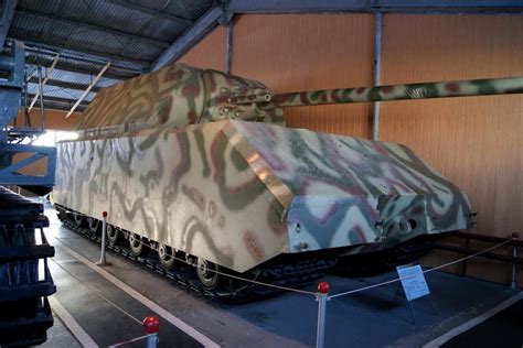 The Panzer VIII Maus at the Kubinka Tank Museum. Weighing 188 tons it's ...