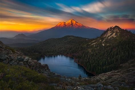 My literal birthplace and #5 most threatening US volcano - Mt. Shasta ...