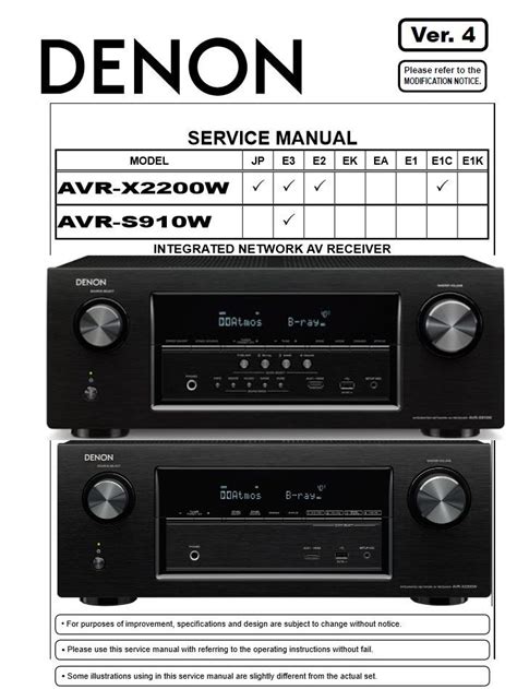 Denon Avr-s970h Manual