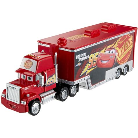 CARS MACK HAULER Lightning McQueen RUST-EZE -2017 DISNEY CARS ...