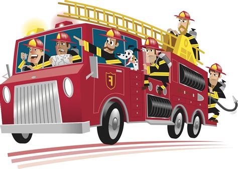 Fire Truck Clipart Cartoon Fire Engine 3192 | The Best Porn Website