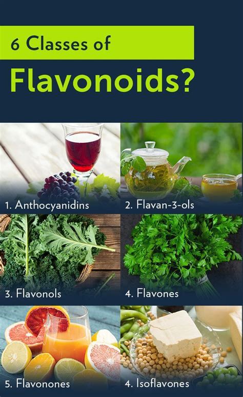 Here are the 6 classes of flavonoids. #Flavonoids #HealthyNutrition # ...