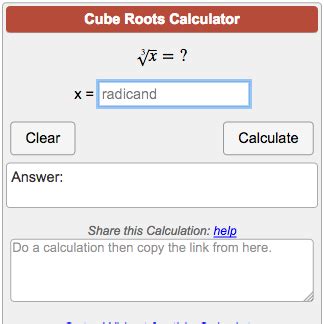 Cube Root Calculator