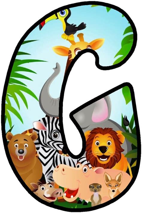 Pin by Marla Patterson on alphabets | Jungle safari party, Safari baby ...