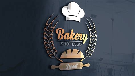 How to Create Bakery logo design illustrator||Food logo design||Food ...