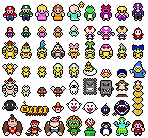 Pixel art mario – Artofit