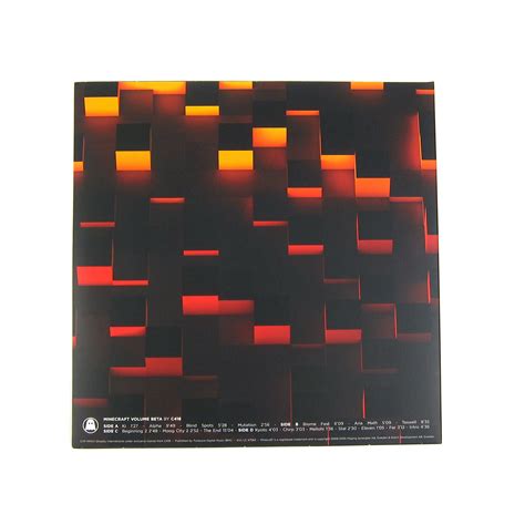 C418: Minecraft Volume Beta (Fire Splatter Colored Vinyl) Vinyl 2LP ...