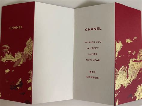 Chanel Chinese New Year Card (any year can use), Hobbies & Toys ...