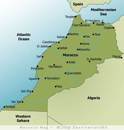 Morocco Map