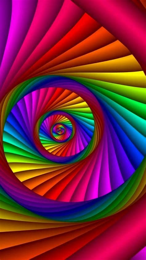 Rainbow wallpaper, Optical illusions art, Rainbow art