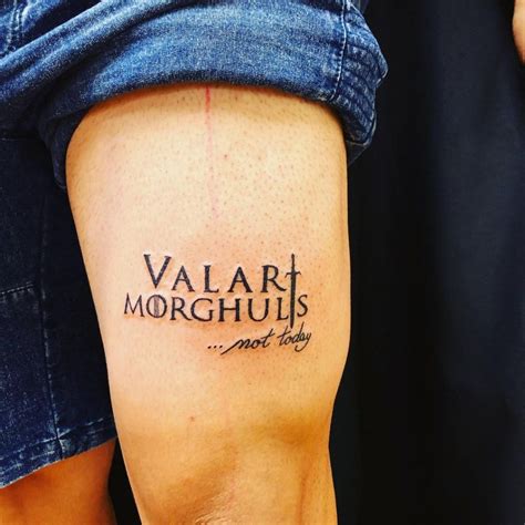 101 Amazing Valar Morghulis Tattoo Ideas You Need To See! | Outsons ...