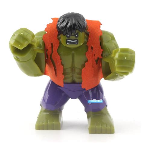 Hulk (BigFig) Marvel Comics Super Heroes Lego Compatible Minifigure ...