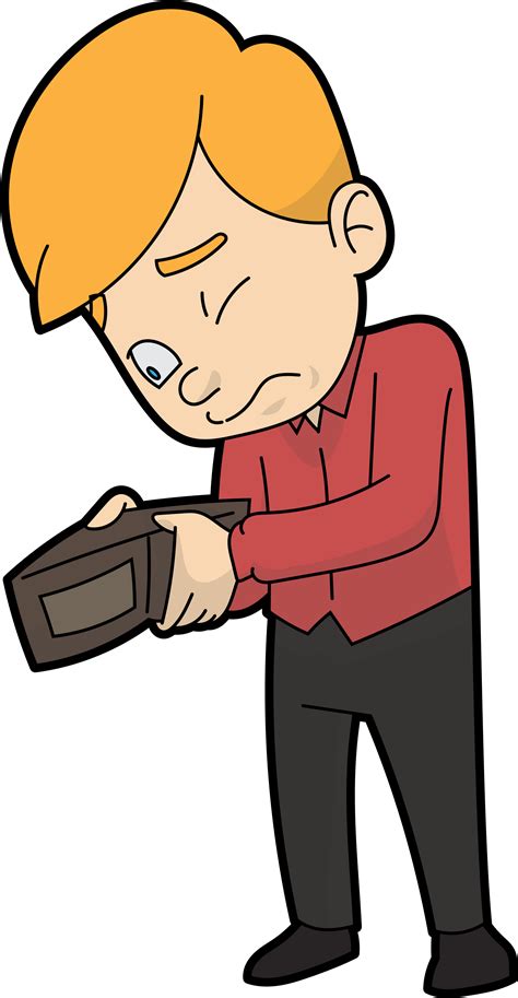 Download Empty Wallet Cartoon Png - Cartoon Looking For Money Clipart ...