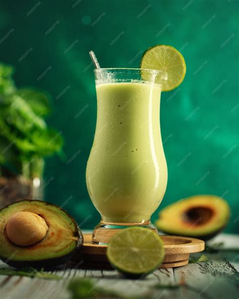 Premium Photo | Avocado juice