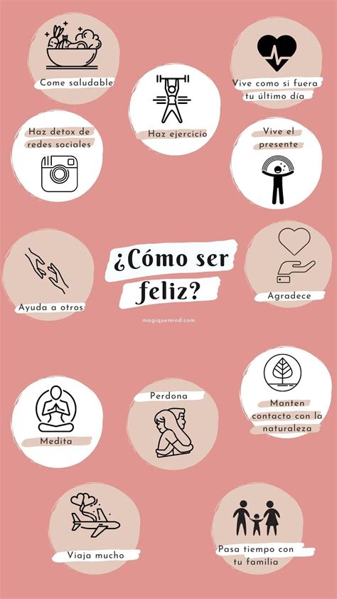 Los pasos que te llevarán a la felicidad | Cómo ser feliz, Consejos ...