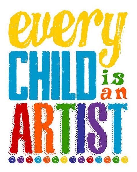 Every Child Is An Artist Sign. Kids Artwork Display. Art | Etsy in 2020 ...