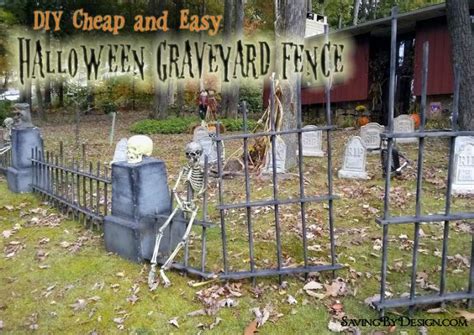 DIY Halloween Graveyard - Spooky, Cheap, & Easy!