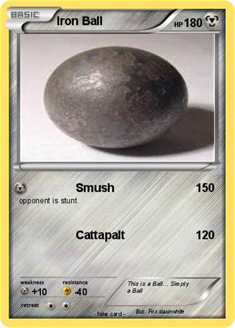 Pokémon Iron Ball - Smush - My Pokemon Card