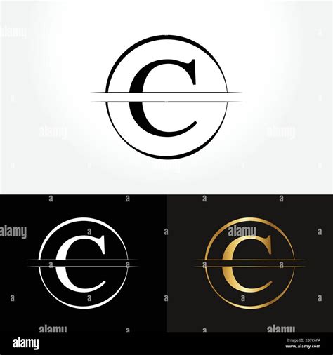 Initial Circle Letter C Logo Design Business Vector Template. Creative ...